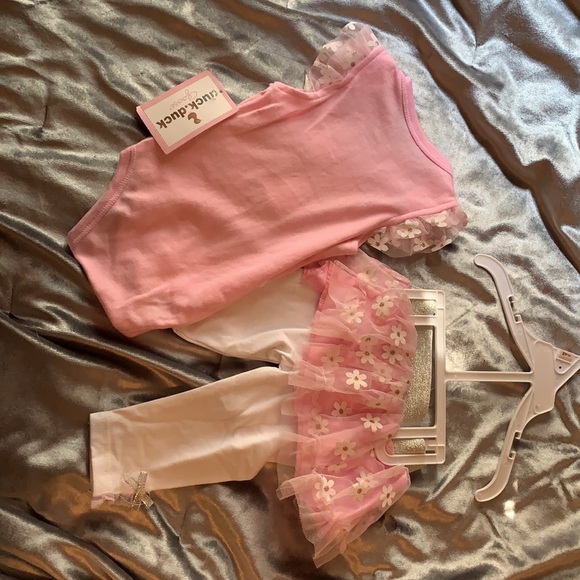 DUCK DUCK GOOSE 3-6 month baby girl outfit. New - Picture 3 of 5